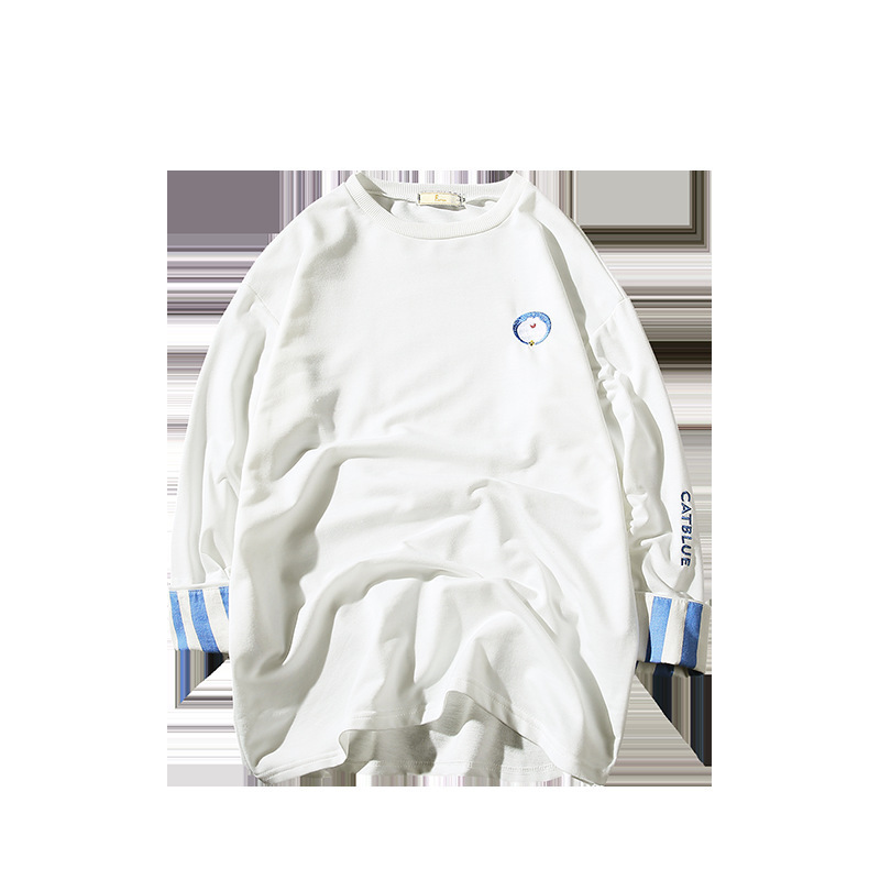 Quarter Sleeve Men's Loose T-Shirt Top Fashion Men's Sweater Autumn Clothes - Image 7