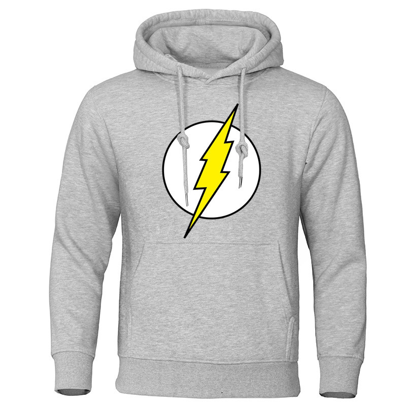 Men's Fashion Casual Lightning Printed Long Sleeve Sweatshirt - Image 3